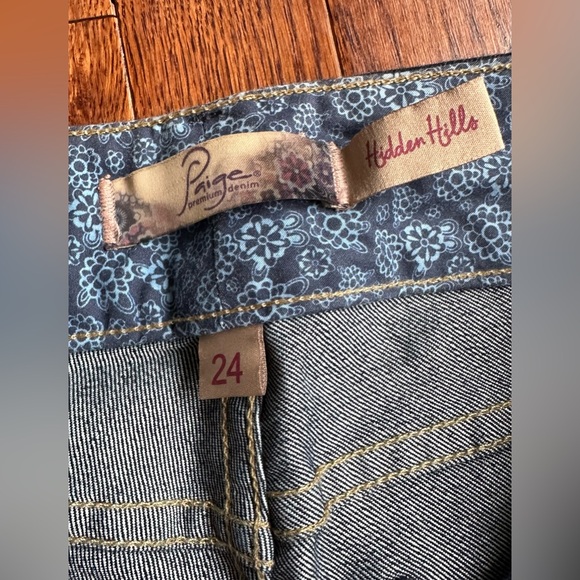 Paige Denim Boot Cut Jeans 24 - Picture 3 of 3